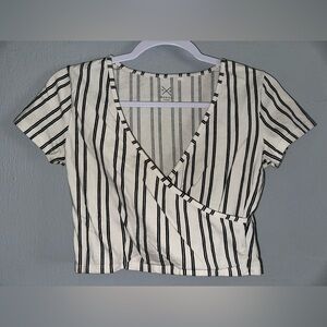 Striped Black and White Pacsun Top